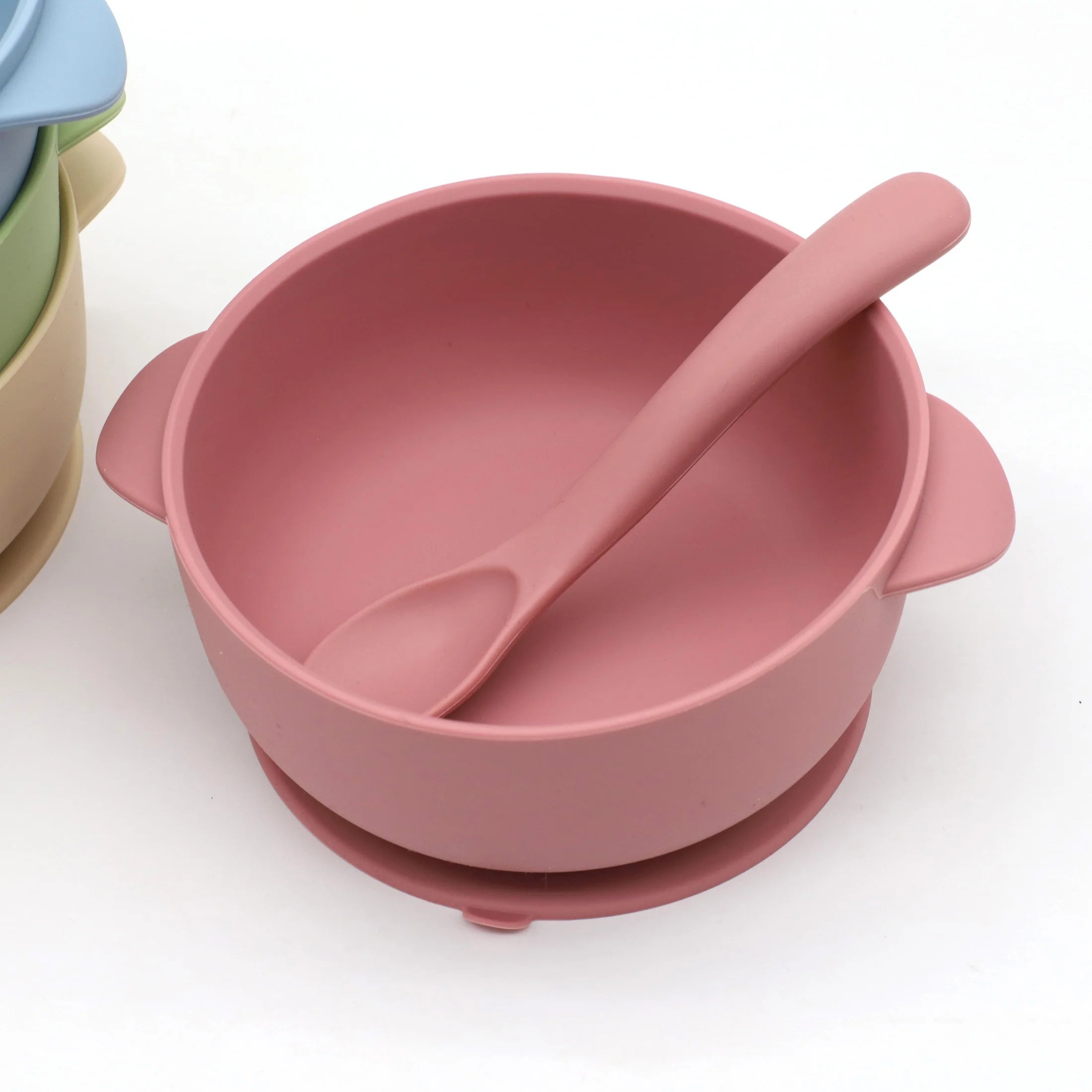 Lunivay 3-Piece Silicone Baby Bowl Set – Suction Feeding Bowls