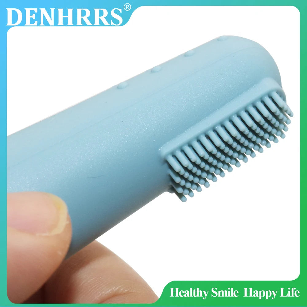 Lunivay Silicone Baby Finger Toothbrush – Soft Gum Teething Brush