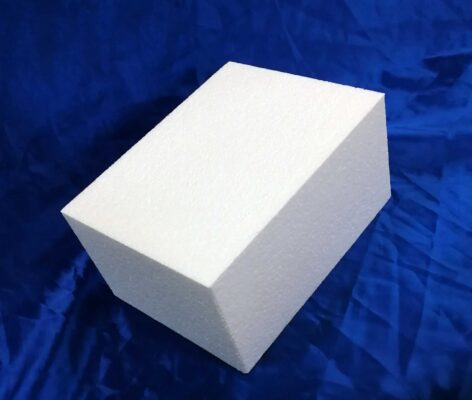 2 Deep Rectangle Straight Cake Dummy